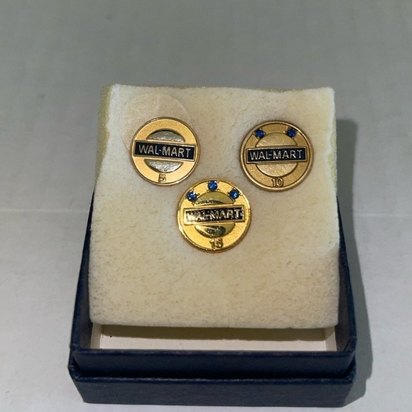 Walmart Jewelry - Walmart Employee 5, 10 And 15 Year Service Award Pins